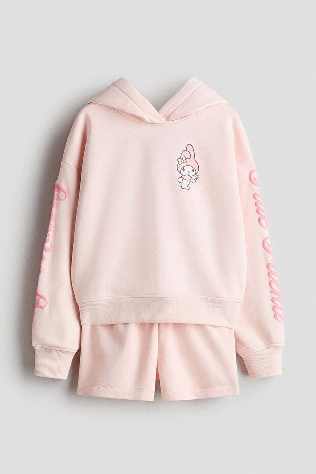 2-piece printed sweatshirt set