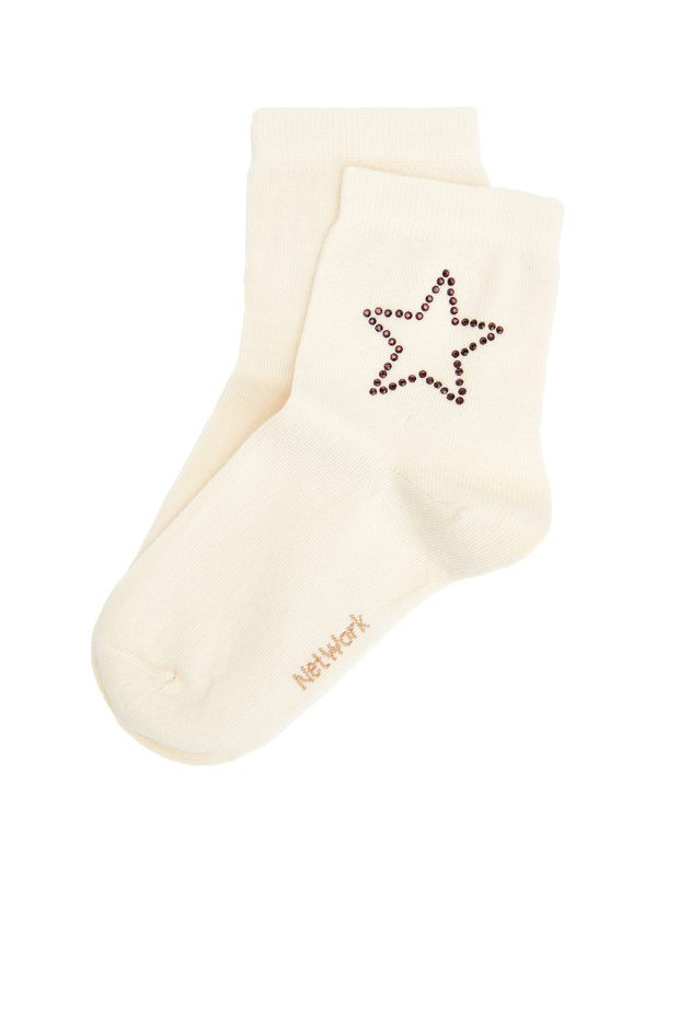 Ekru Çorap - 1
