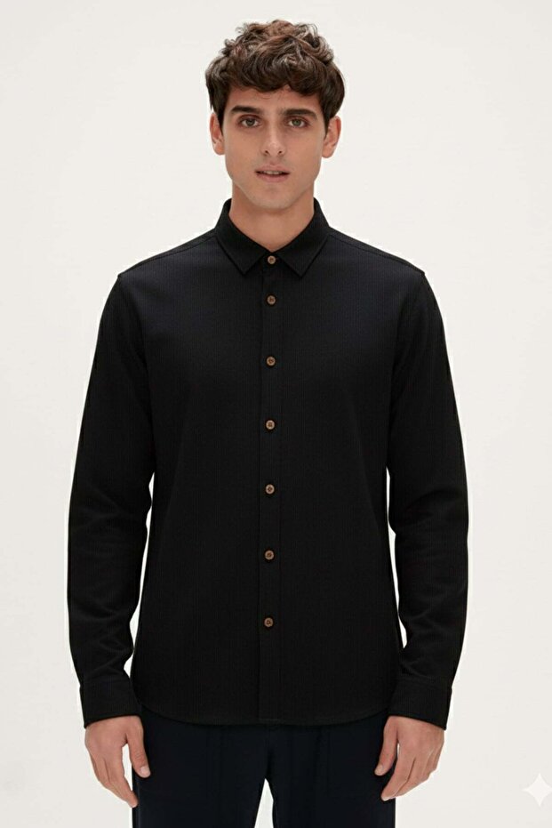 Fruity Black Men's Shirt