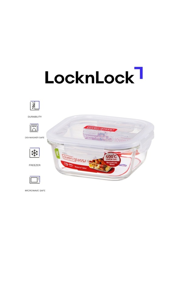 750ml Oven Glass Square Container – Durable, Microwave Safe Food Storage Solution