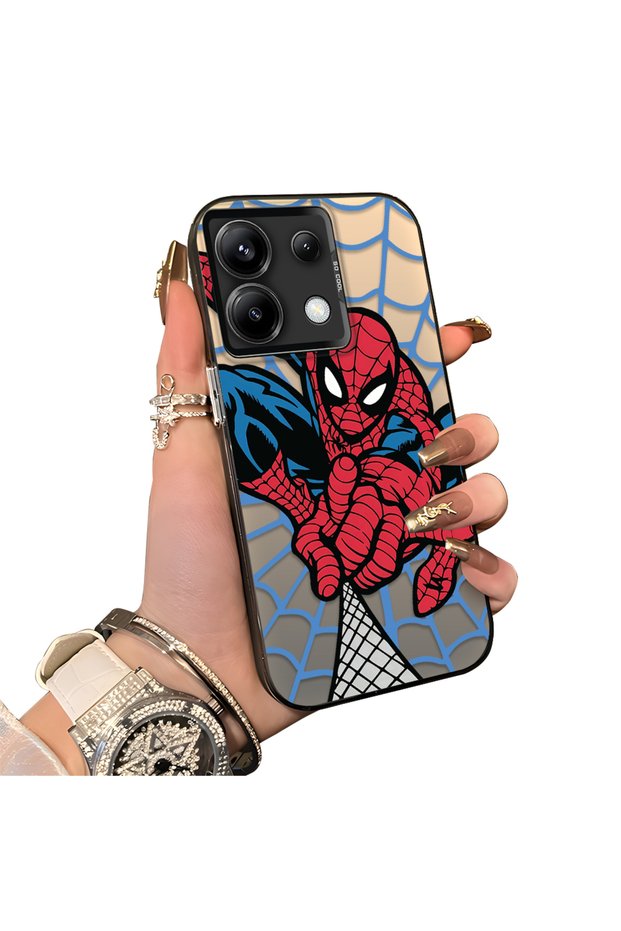 Redmi Note 13 Pro 5g Compatible Hard Acrylic Back Silicone Edge Lens Protection Case