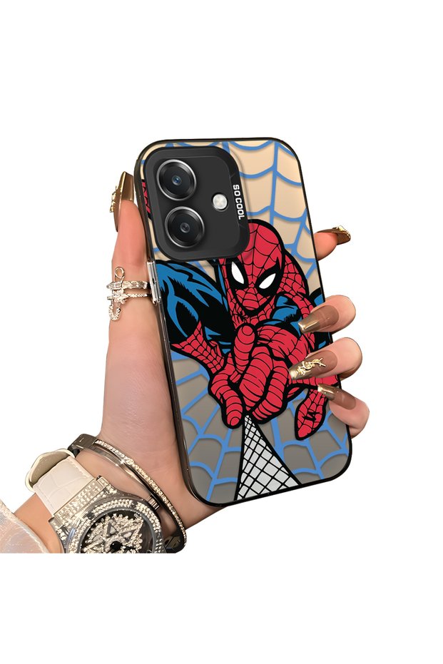 Oppo A3/A3X 4G/5G Compatible Hard Acrylic Back Silicone Edge Lens Protection Case