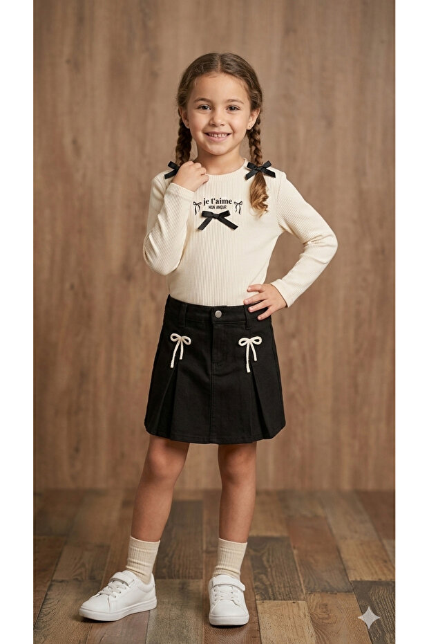 Girl's Shorts Skirt Set Dmb-9028