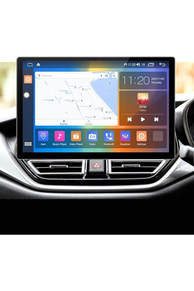 شاشة سيارة أندرويد مقاس 13 بوصة لسوزوكي بالينو مع نظام Apple CarPlay وكاميرا خلفية أوتوماتيكية، سعة تخزين 4+32 جيجابايت