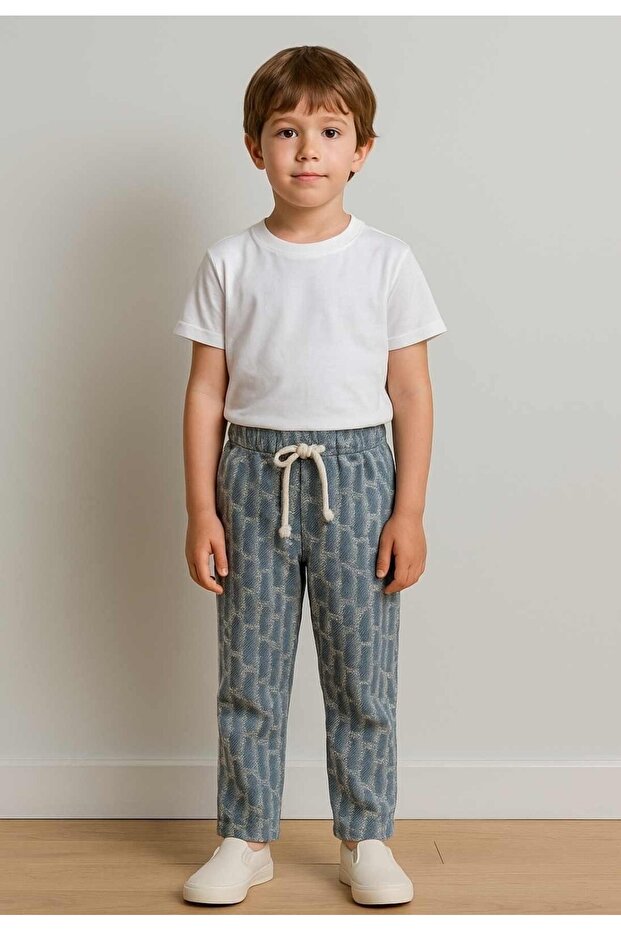 Boy's Jacquard Pants Nc-126220