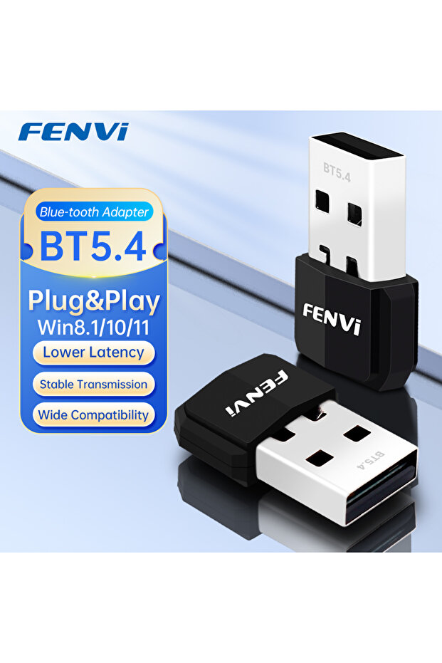 جهاز إرسال واستقبال بلوتوث 5.4 FENVI USB لاسلكي بتقنية بلوتوث 5.4، محول بلوتوث 5.3 USB