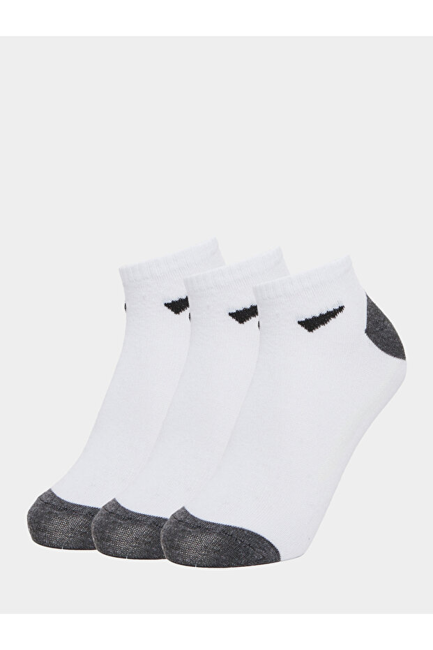 Pack of 3 - Contrast Detail Ankle Socks
