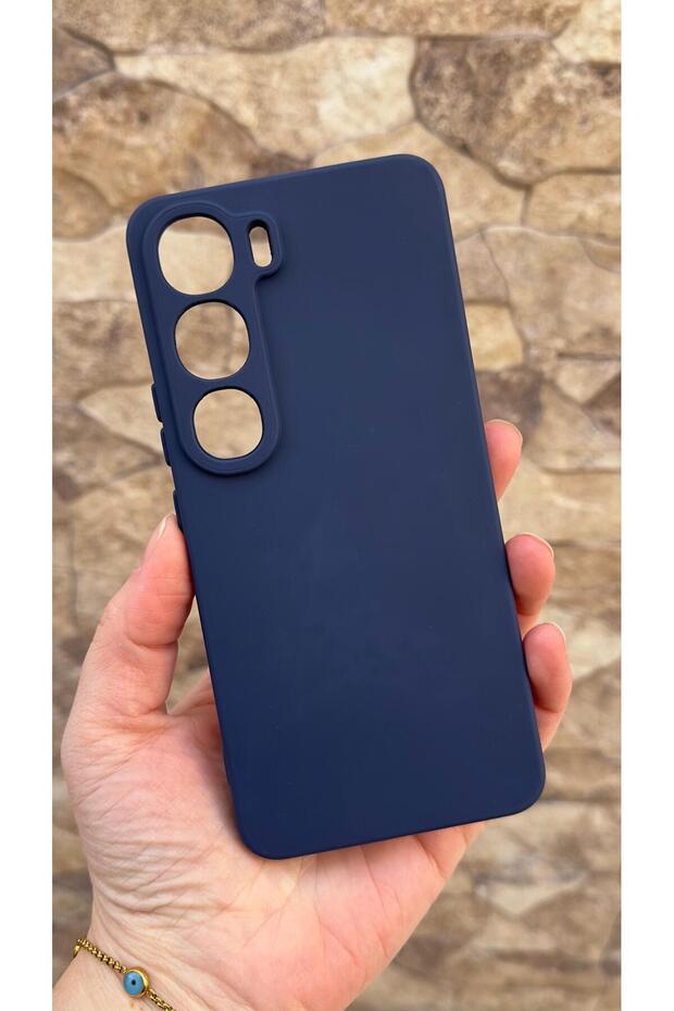 Vivo V40 Lite 5g Compatible Silicone Shock-Absorbing Classic Protected Rubber Case