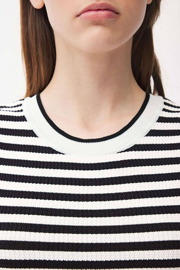 Kolsuz Triko Bluz - 2