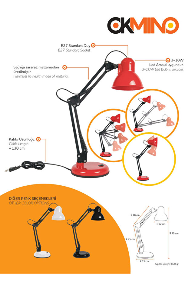 Akrobat Masa lambası - 5