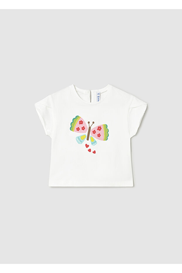 Baby Girl Interactive B Printed T-Shirt 1087