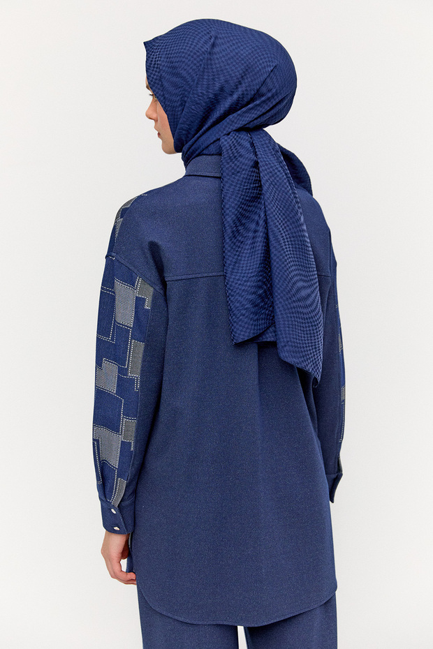 Blok Desenli Tunik - 6