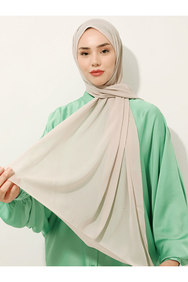 حجاب بيج سادة