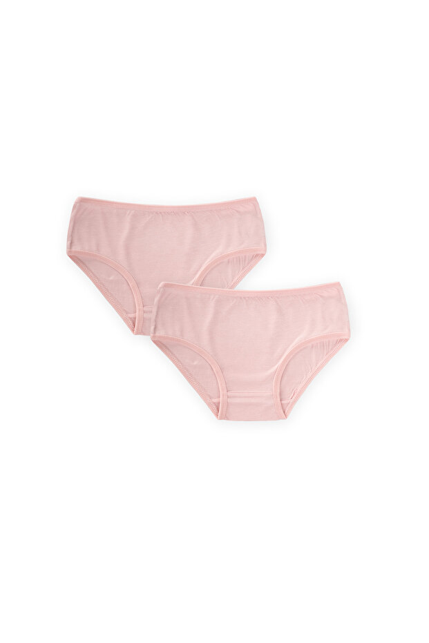 Double B Piped Slip Panties 2-9 Years Powder Pink
