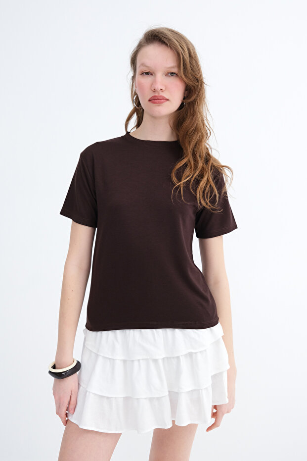 Crew Neck Basic T-Shirt P9019 - 2