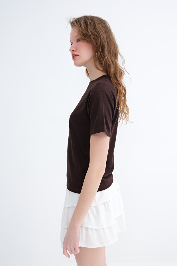 Crew Neck Basic T-Shirt P9019 - 4