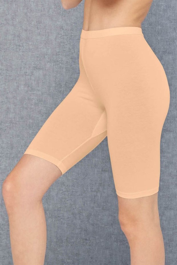 Women's Cotton Pack Plus Size High Waist Long Leg Boxer Shorts