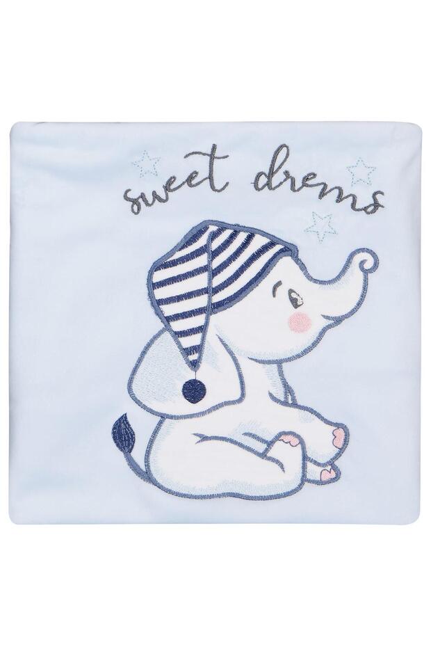 Filli Embroidery Blanket - Blue