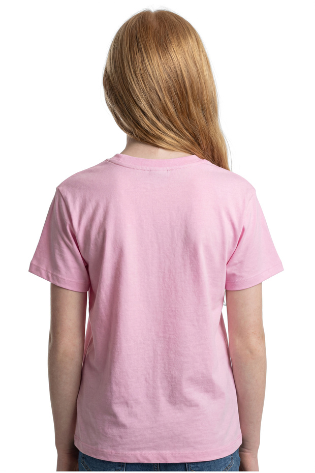Kız Çocuk Baskılı Basic T-shirt - 5