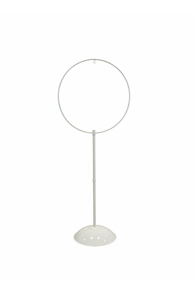 White Bird Cage Stand – Metal Cage Holder