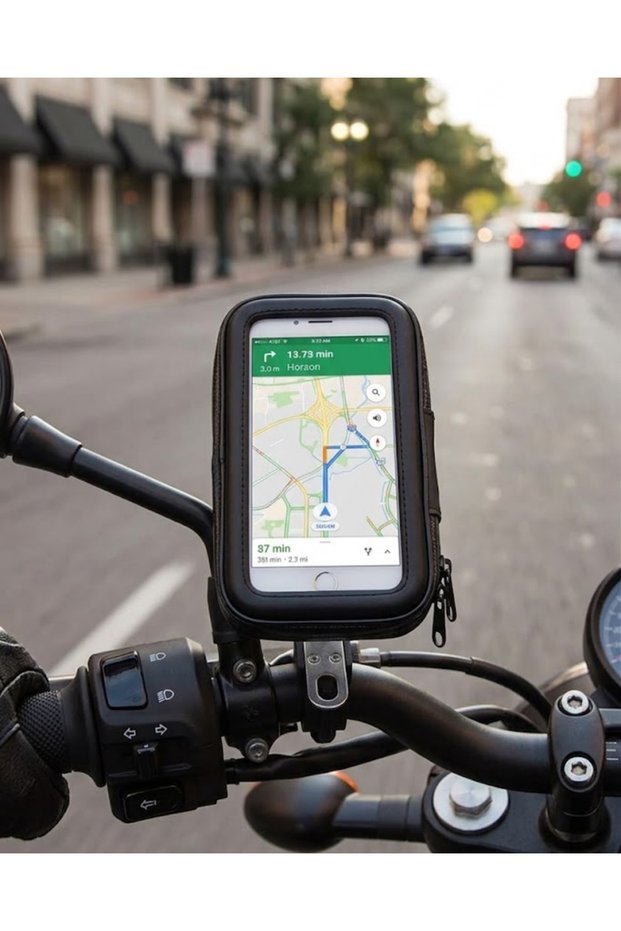 Waterproof Motorcycle Bike Phone Holder 360 Degree Swivel Handlebar Phone Stand