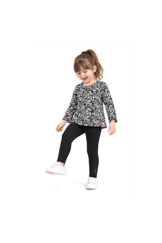 Star Girl's Blouse and Leggings Set
