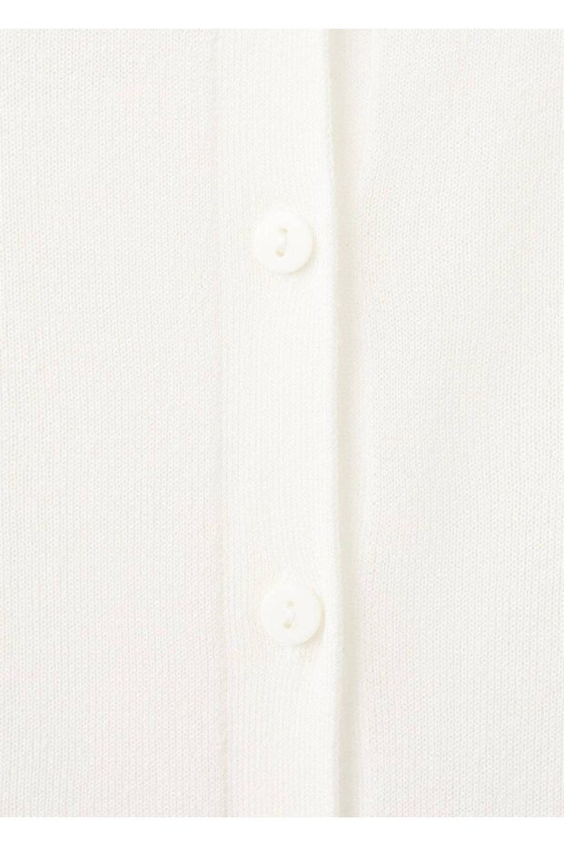 Triko düğmeli hırka - 5