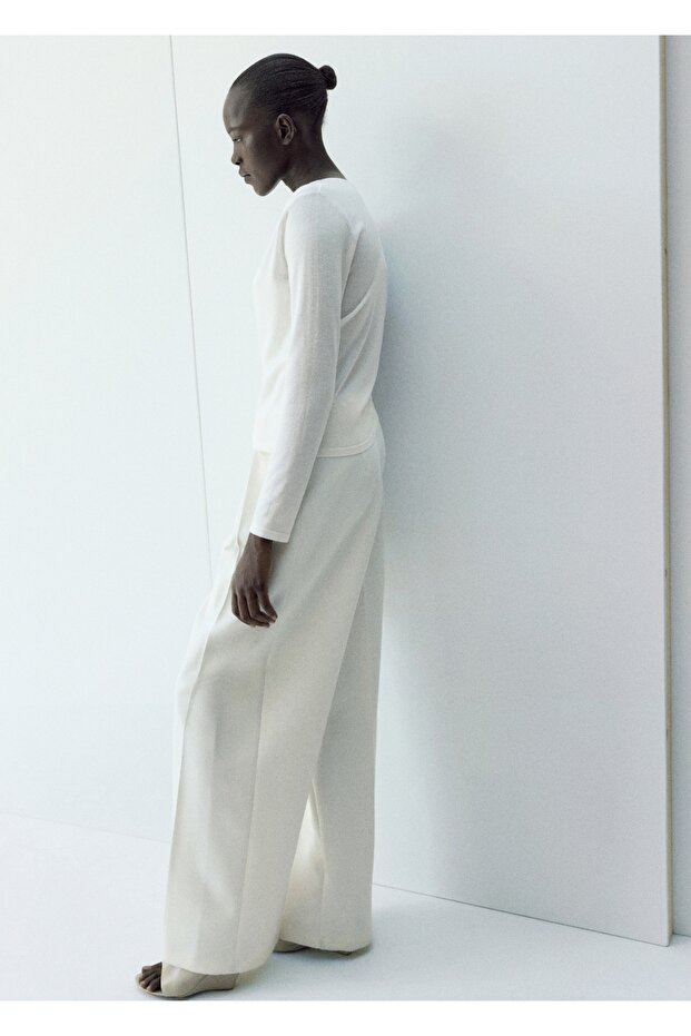 Triko düğmeli hırka - 4