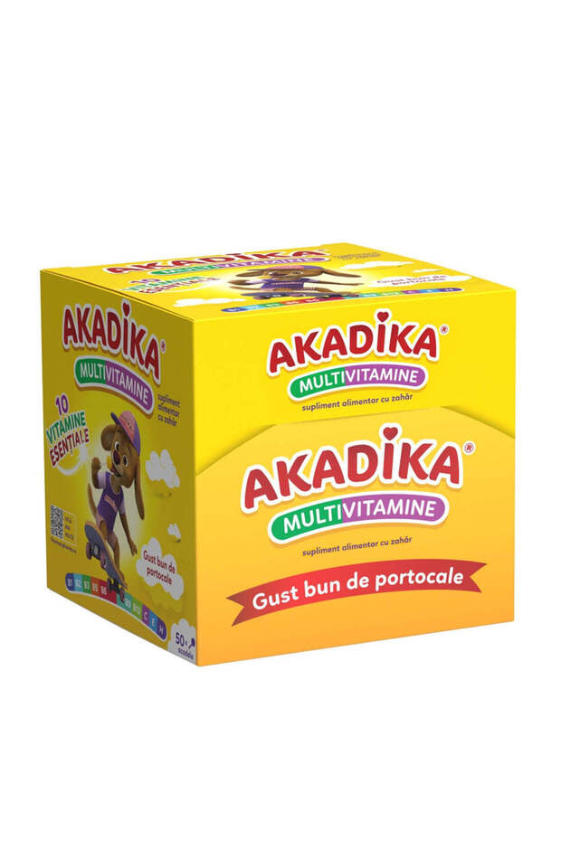 Acadele Multivitamine Akadika, 50 bucati,