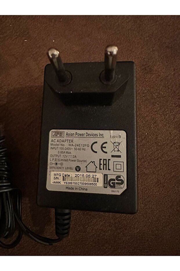 Apd Model WA-24E12FG Ac Adapter 12V Dc 2A - 3