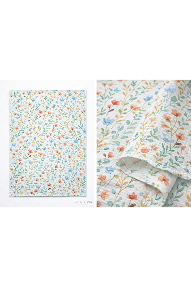 100% Organic Cotton Muslin Blanket Multi-Purpose Cover 75/80