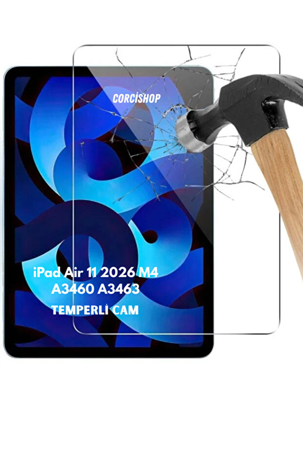 واقي شاشة من الزجاج المقوى لجهاز iPad Air 11 2026 M4 A3460 A3463 متوافق مع الجهاز اللوحي غير القابل للكسر