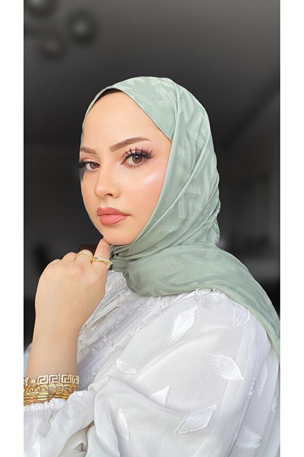 Lavie Desen Elyaf İpek Şal - 2