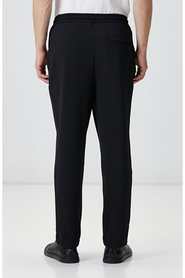 N-Tech Siyah Diyagonal Eşofman Altı - 3