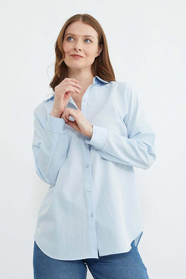 Basic Düğmeli Gömlek - 3