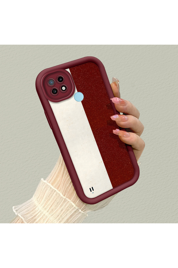 Realme C21 Compatible Stylish and Simple Design Colorful Case High Quality Silicone Phone Case