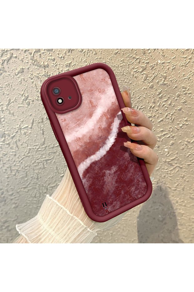 Realme C20/C20A Compatible Case Stylish and Simple Design, High Quality Silicone Phone Case.