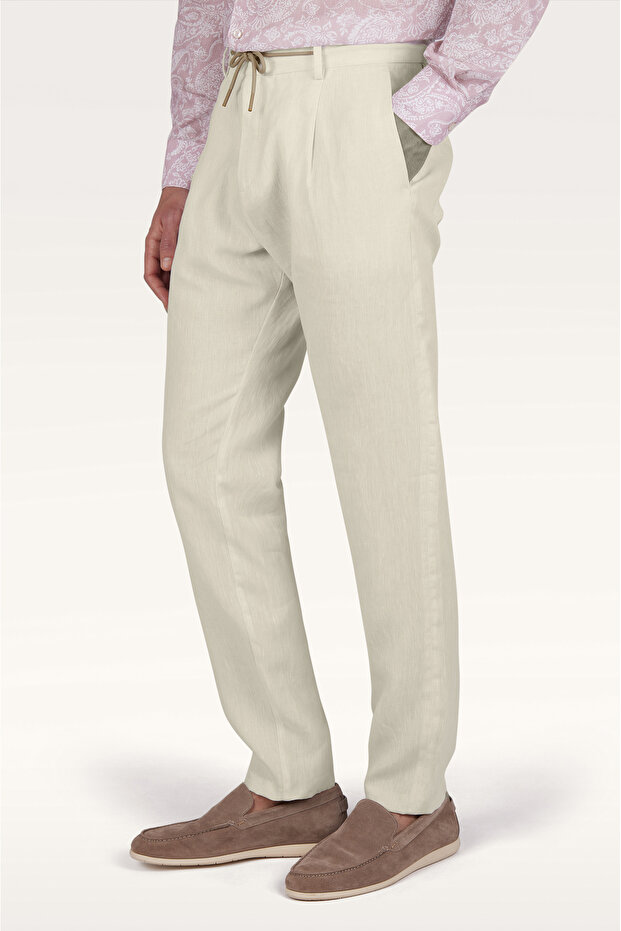 Men's Woven Chino Trousers 1 Pleat