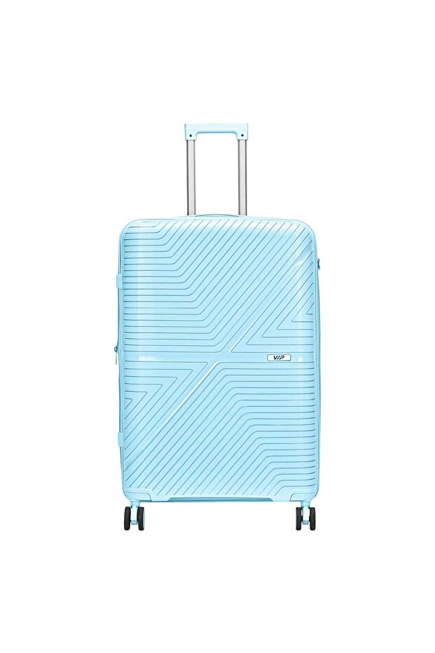 Retreat 4 Wheel Hard Trolley, 75 cm, Light Blue