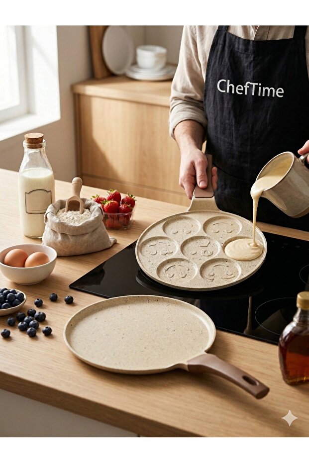 Krem 2'li Krep&Pankek Tava Seti - 2