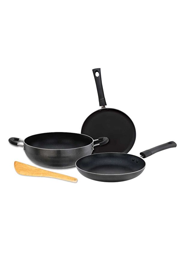 4 pcs Aluminium Non-Stick Nano Cookware Set