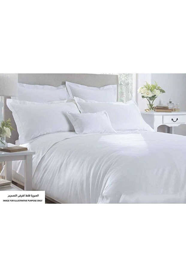 Fitted Sheet Single 2pc Set White