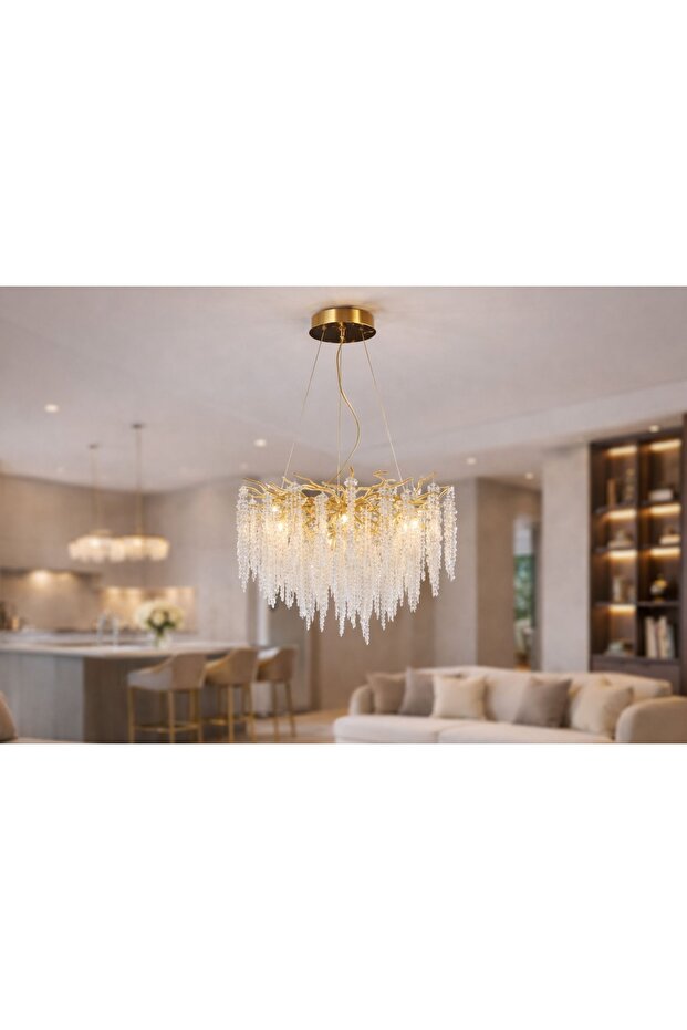 SELİP KRİSTAL AVİZE, 60 CM - 1