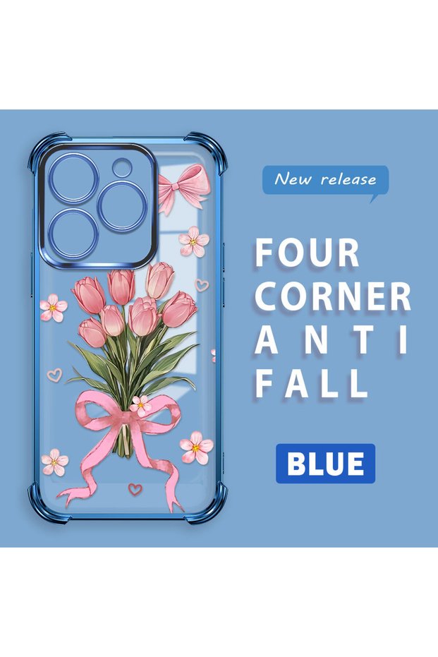 Infinix Smart 8/8 Pro Compatible Transparent Four Corner Silicone Coated Glossy Edge Case