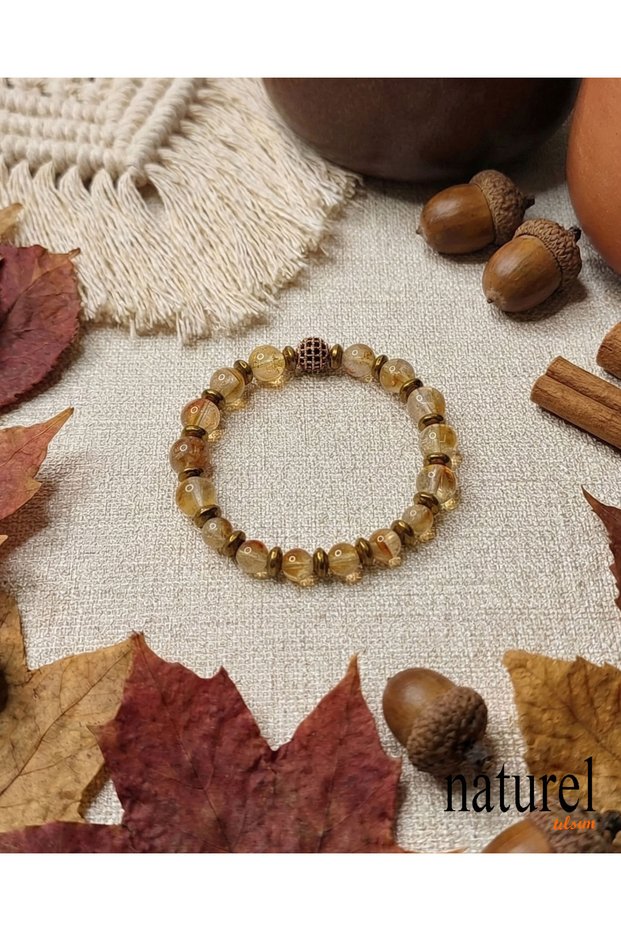 Original Citrine Natural Stone Bracelet | Abundance and Prosperity