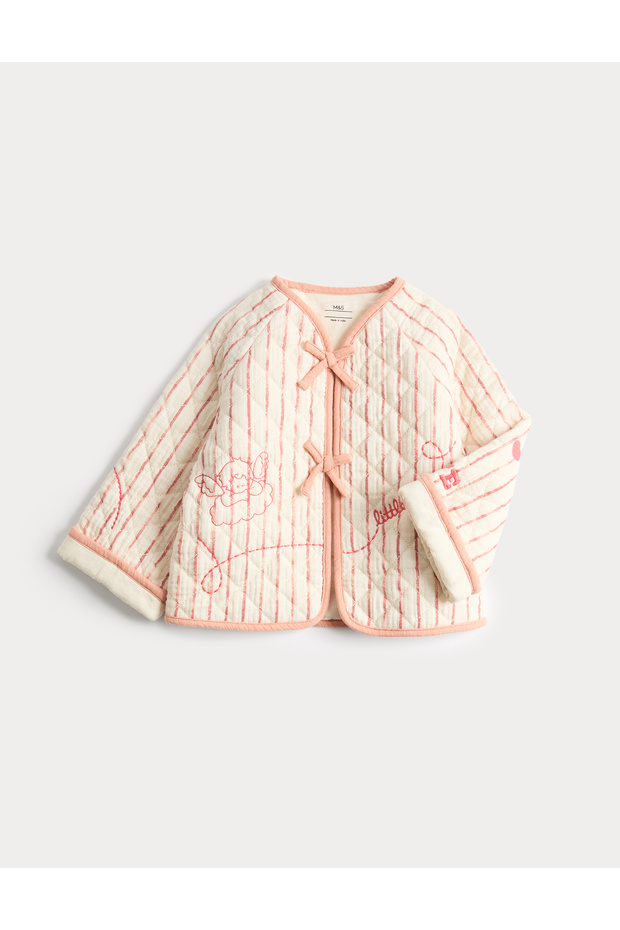 Saf Pamuklu Ceket - 1