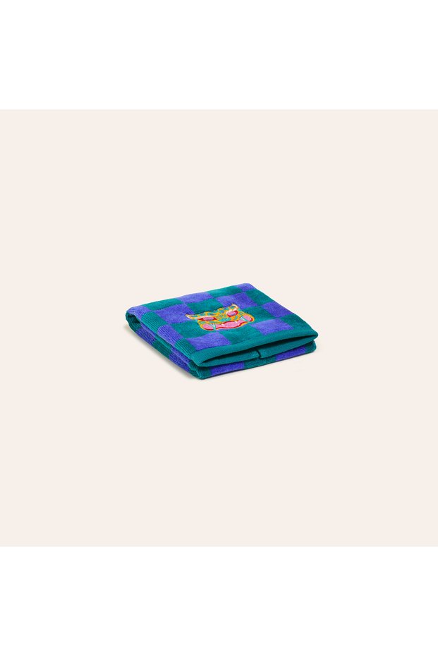 Tabea Green - Blue Hand Towel 30X50 cm