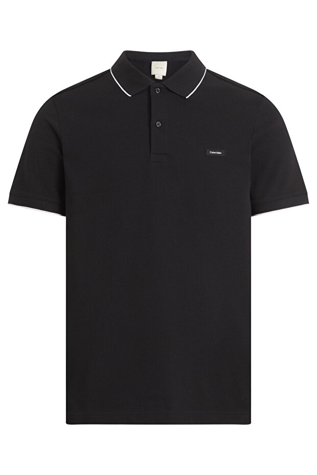 Men's Polo Neck T-Shirt Black