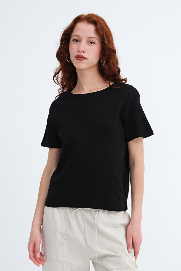 Crew Neck Basic T-Shirt P1904 - 4