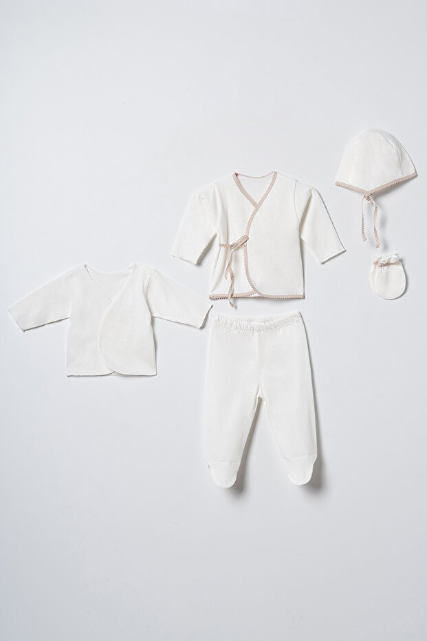 Emergency Care Newborn Unisex 5-Pack Hospital Release Pack 100% Cotton-Boutique Production & Soft
